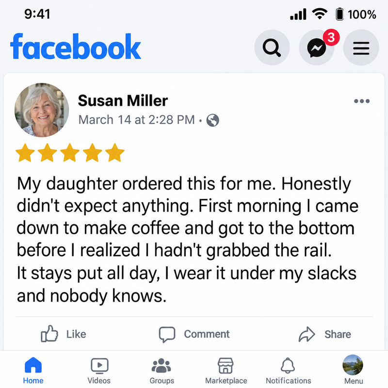 Customer Facebook comment