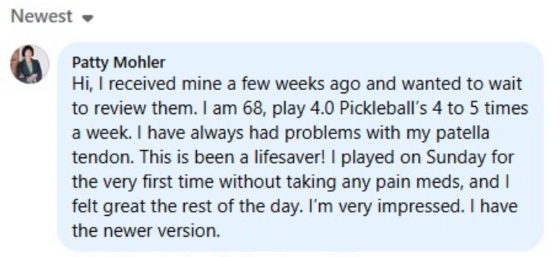 Customer Facebook comment