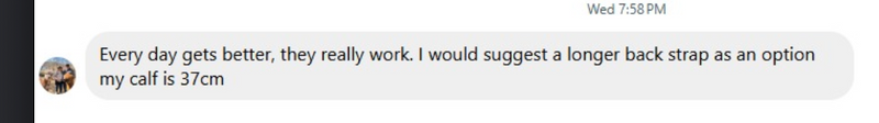 Customer Facebook comment