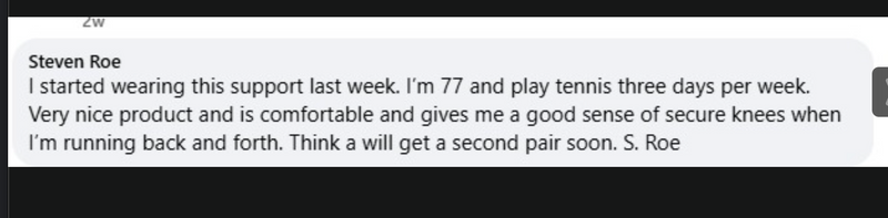 Customer Facebook comment