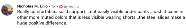 Customer Facebook comment